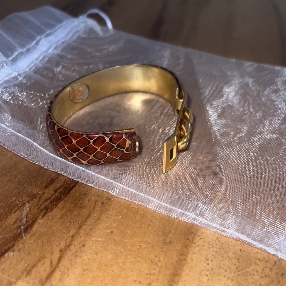 Vintage Manelli gold double link bracelet made in Italy 🇮🇹 - Picture 2 of 6